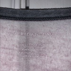 American eagle cropped tee